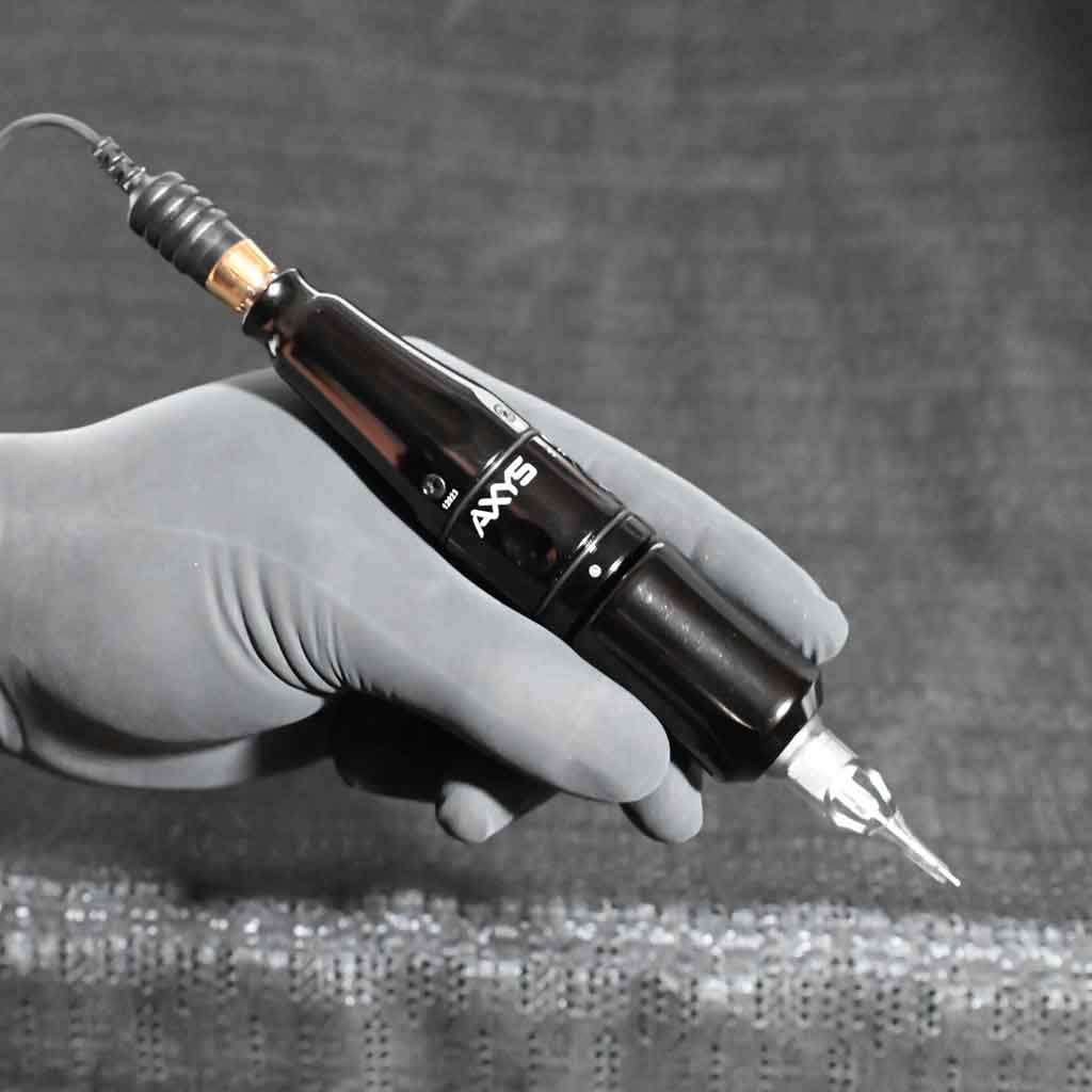 Axys Valkyr PMU Rotary Pen Tattoo Machine - Black